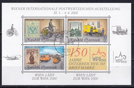 AT Block 14 gestempelt mit Ersttagsstempel