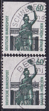 BRD 1341 C/D gestempelt