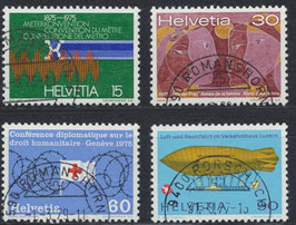CH 1046-1049 gestempelt
