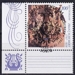 BRD 1895 gestempelt ESST mit Eckrand links unten