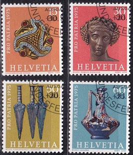 CH 1053-1056 gestempelt