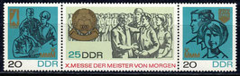 DDR 1320-1322 postfrisch Dreierstreifen