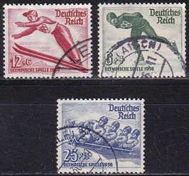 DR 600-602 gestempelt