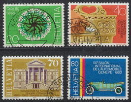 CH 1170-1173 gestempelt
