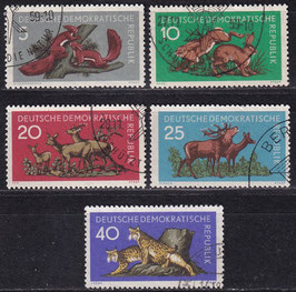 DDR 737-741  philat. Stempel