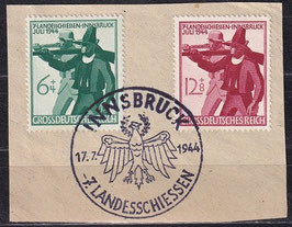 DR 897-898 gestempelt auf Briefstück