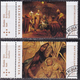 BRD 2829-2830 gestempelt mit Bogenrand links