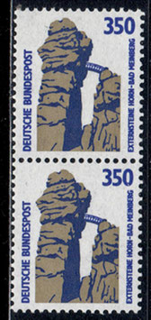 BRD 1407 Rw postfrisch senkrechtes Paar