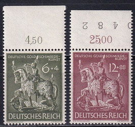 DR 860-861 postfrisch mit Bogenrand oben