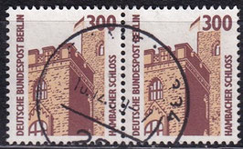 BERL 799A gestempelt waagrechtes Paar