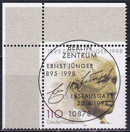 BRD 1984 gestempelt ESST mit Eckrand links oben