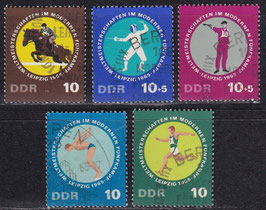 DDR 1133-1137 philat. Stempel