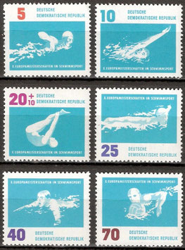 DDR 907-912 postfrisch