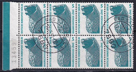 BERL 863 gestempelt 8er-Block mit Bogenrand links (BZN)