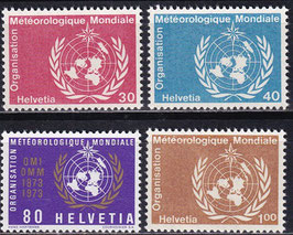 CH-OMM/WMO postfrisch 10-12