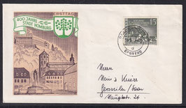 SAAR-B 436 auf Brief FDC (2)