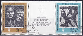 DDR 1680-1681 philat. Stempel Dreierstreifen