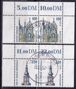 BRD 2156-2157 gestempelt waagrechte Paare mit Bogenrand