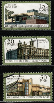 DDR 3145-3147 gestempelt