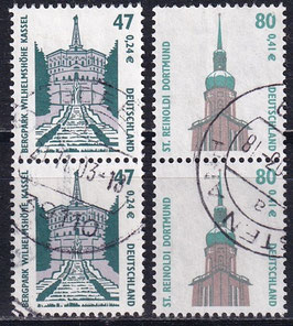 BRD 2176-2177 gestempelt senkrechte Paare