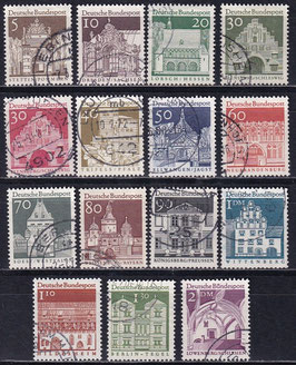 BRD 489-503 gestempelt