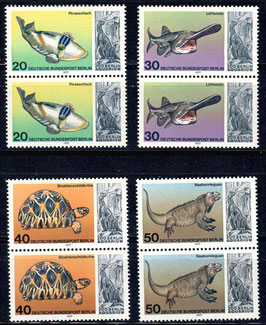 BERL 552-555 postfrisch senkrechte Paare