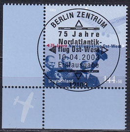 BRD 2331 gestempelt ESST mit Eckrand links unten