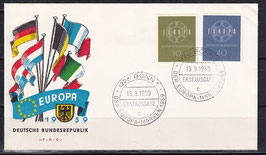 BRD-FDC 320-321 Ersttagsbrief