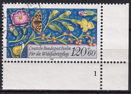 BERL 747 gestempelt mit Eckrand rechts unten (FN1)