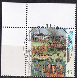 BRD 2494 gestempelt mit ESST Eckrand links oben