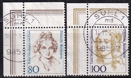 BRD 1755-1756 gestempelt mit Eckrand links oben