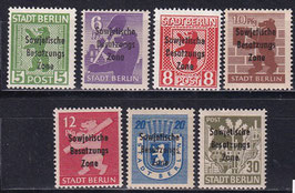 SBZ 200A-206A postfrisch
