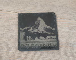 Schieferuntersetzer - mit deinem Logo, Motiv