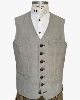 Weste Franz | Fischgrat grau | W7.24.02