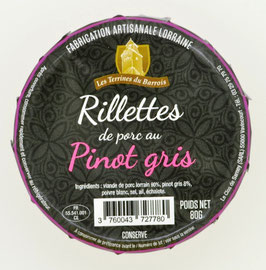 Rillette de porc au Pinot Gris 80 g.