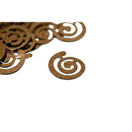 Confettis Spirale Marron