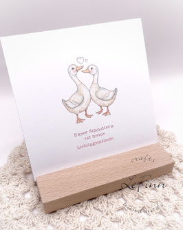 Karten verschiedene Designs quadratisch