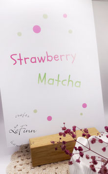 Grafikdruck "Strawberry Match"