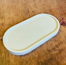 Dekotablett oval
