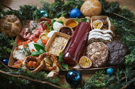 Frühstücksbox Weihnachtsedition für zwei - vegetarisch
