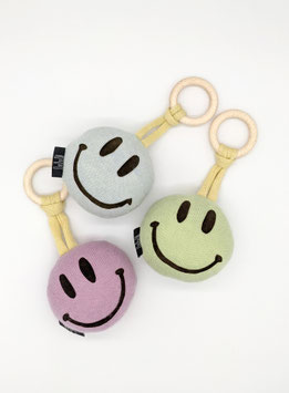 SMILEY Rattle with teething ring