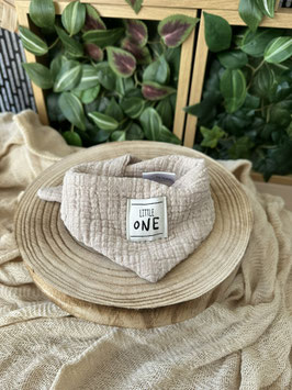 Lätzchen "beige leinen"