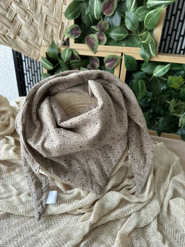 Tuch "dots beige"