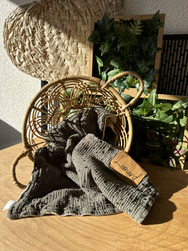 Kuscheldecke "khaki flakes"