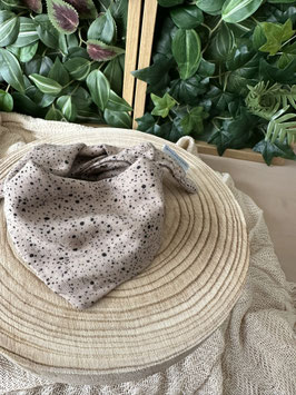 Lätzchen "beige dots"