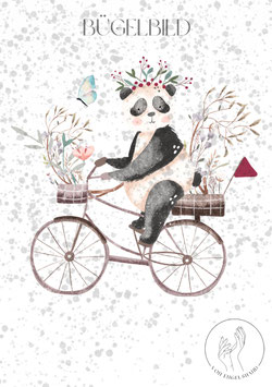 Bügelbild Pandaradtour