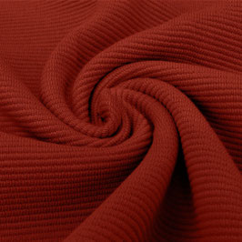 Ottoman Rippjersey Brique - SALE - ABVERKAUF - 40% Rabatt