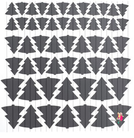 Stickerbogen {Tannen_No.2}, Set [Vinyl], 56er Set