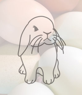Bunny - Sticker Motiv 4 [versch. Farben & Größen mgl.]
