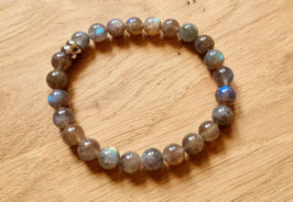 Bracelet Homme Labradorite Polie